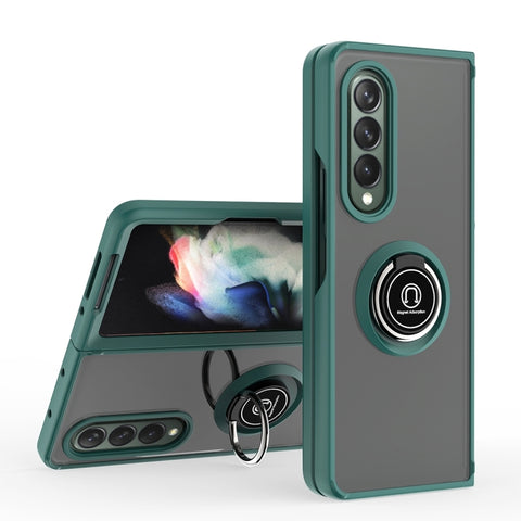 Q Shadow 1 Series TPU + PC Holder Phone Case, For Samsung Galaxy Z Fold4