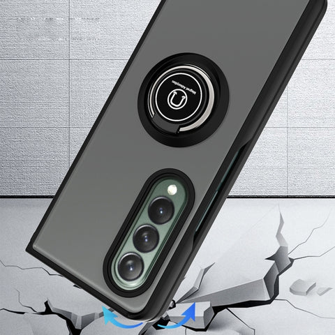 Q Shadow 1 Series TPU + PC Holder Phone Case, For Samsung Galaxy Z Fold4