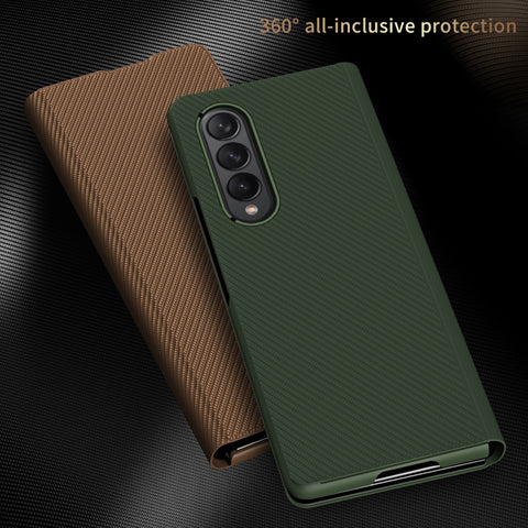 Kevlar Texture All-Inclusive Protective Phone Case, For Samsung Galaxy Z Fold4