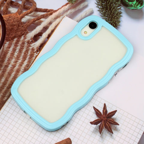 Candy Color Wave TPU Clear PC Phone Case, For iPhone XR, For iPhone XS Max, For iPhone 7 Plus / 8 Plus