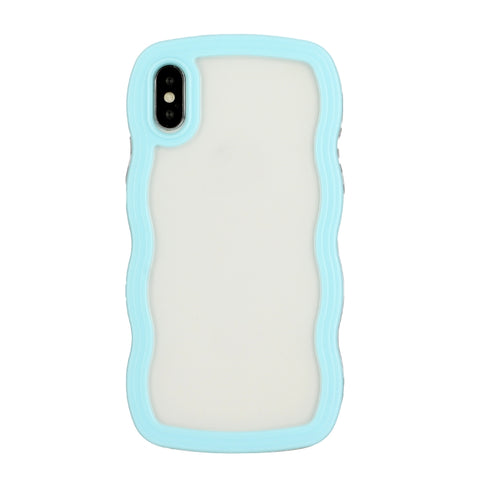 Candy Color Wave TPU Clear PC Phone Case, For iPhone XR, For iPhone XS Max, For iPhone 7 Plus / 8 Plus