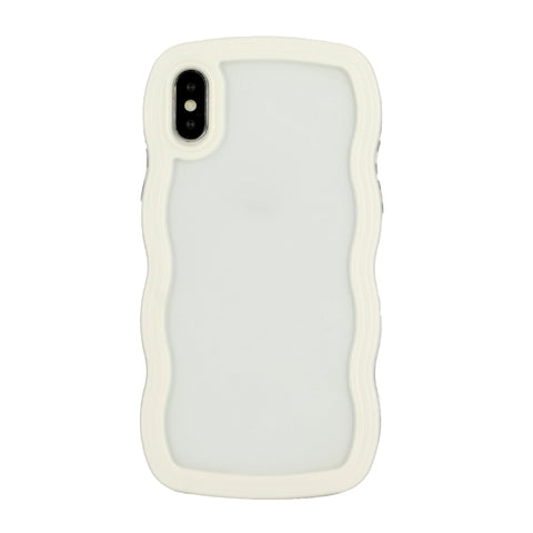 Candy Color Wave TPU Clear PC Phone Case, For iPhone XR, For iPhone XS Max, For iPhone 7 Plus / 8 Plus