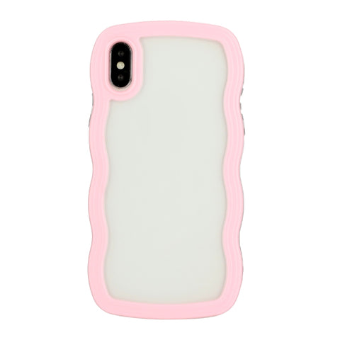 Candy Color Wave TPU Clear PC Phone Case, For iPhone XR, For iPhone XS Max, For iPhone 7 Plus / 8 Plus