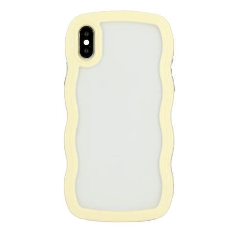 Candy Color Wave TPU Clear PC Phone Case, For iPhone XR, For iPhone XS Max, For iPhone 7 Plus / 8 Plus