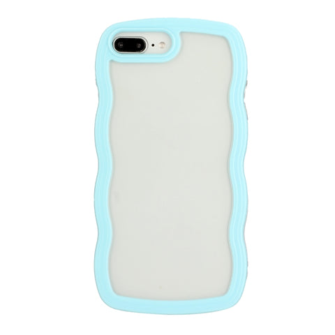 Candy Color Wave TPU Clear PC Phone Case, For iPhone XR, For iPhone XS Max, For iPhone 7 Plus / 8 Plus