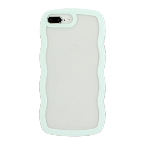 Candy Color Wave TPU Clear PC Phone Case, For iPhone XR, For iPhone XS Max, For iPhone 7 Plus / 8 Plus