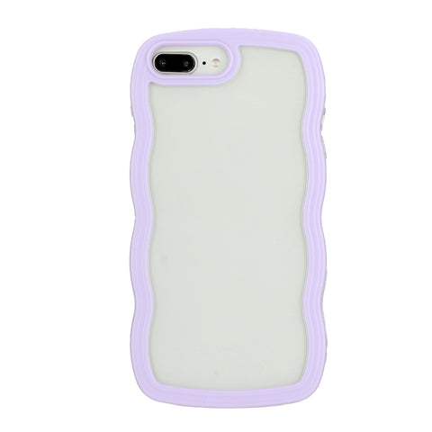 Candy Color Wave TPU Clear PC Phone Case, For iPhone XR, For iPhone XS Max, For iPhone 7 Plus / 8 Plus