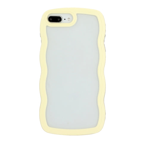 Candy Color Wave TPU Clear PC Phone Case, For iPhone XR, For iPhone XS Max, For iPhone 7 Plus / 8 Plus