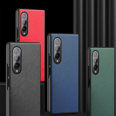 Cross Pattern Foldable Protective Phone Case, For Samsung Galaxy Z Fold4 5G