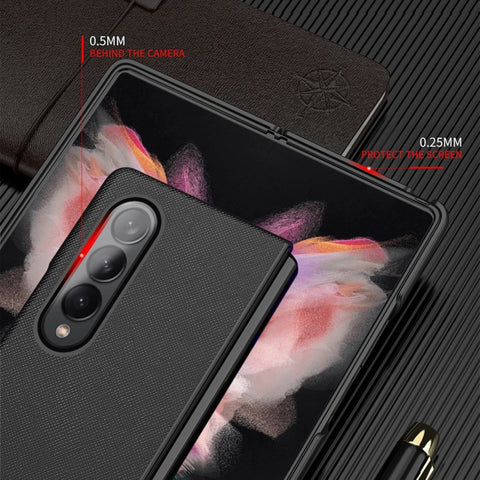 Cross Pattern Foldable Protective Phone Case, For Samsung Galaxy Z Fold4 5G
