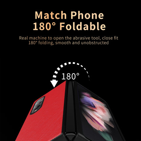 Cross Pattern Foldable Protective Phone Case, For Samsung Galaxy Z Fold4 5G