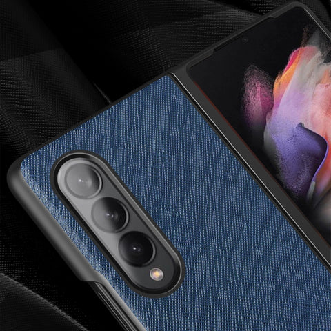 Cross Pattern Foldable Protective Phone Case, For Samsung Galaxy Z Fold4 5G