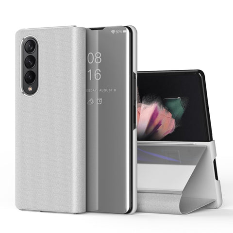Single Electroplating Flip Mirror Shockproof Phone Case, For Samsung Galaxy Z Fold4 5G