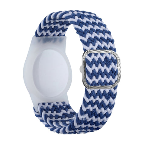 Tracking Locator Nylon Weave Wristband Anti-Lost TPU Case For AirTag 2nd Gen / AirTag 1st Gen