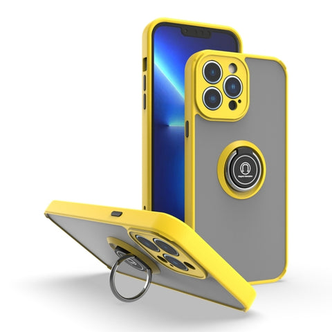 Q Shadow 1 Series TPU + PC Phone Case with Ring Holder, For iPhone 14 Pro Max, For iPhone 14 Pro, For iPhone 14 Max, For iPhone 14