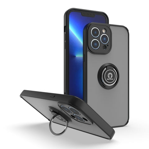 Q Shadow 1 Series TPU + PC Phone Case with Ring Holder, For iPhone 14 Pro Max, For iPhone 14 Pro, For iPhone 14 Max, For iPhone 14