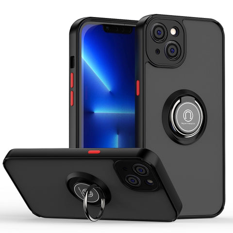Q Shadow 1 Series TPU + PC Phone Case with Ring Holder, For iPhone 14 Pro Max, For iPhone 14 Pro, For iPhone 14 Max, For iPhone 14