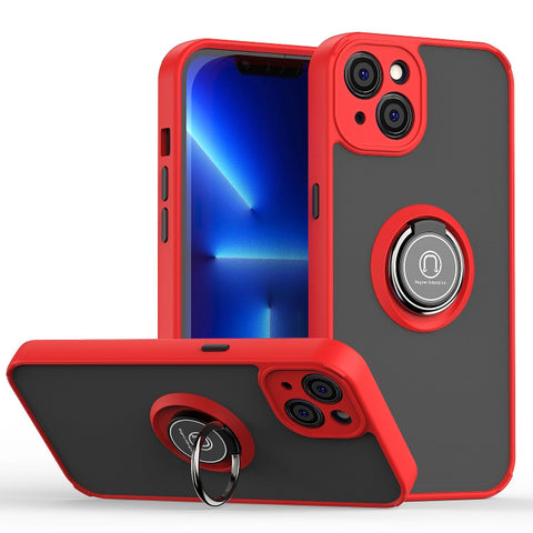 Q Shadow 1 Series TPU + PC Phone Case with Ring Holder, For iPhone 14 Pro Max, For iPhone 14 Pro, For iPhone 14 Max, For iPhone 14
