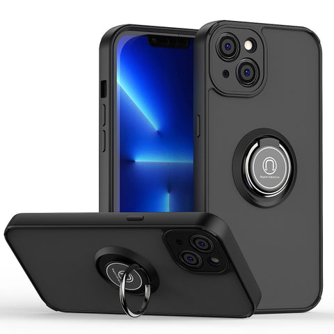 Q Shadow 1 Series TPU + PC Phone Case with Ring Holder, For iPhone 14 Pro Max, For iPhone 14 Pro, For iPhone 14 Max, For iPhone 14