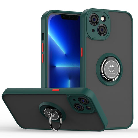 Q Shadow 1 Series TPU + PC Phone Case with Ring Holder, For iPhone 14 Pro Max, For iPhone 14 Pro, For iPhone 14 Max, For iPhone 14