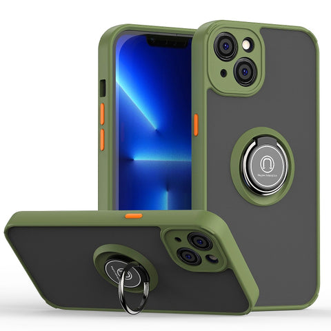 Q Shadow 1 Series TPU + PC Phone Case with Ring Holder, For iPhone 14 Pro Max, For iPhone 14 Pro, For iPhone 14 Max, For iPhone 14