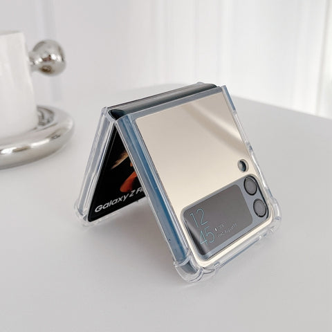Mirror Shockproof TPU Phone Case, For Samsung Galaxy Z Flip4