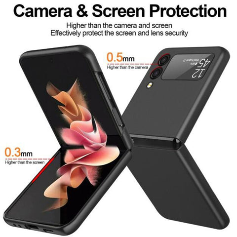Oil-sprayed Ultra-thin Folding Phone Case, For Samsung Galaxy Z Flip4