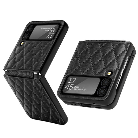 Diamond Lattice Hinge Phone Case, For Samsung Galaxy Z Flip4