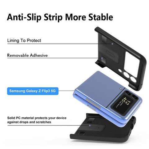Litchi Texture Shockproof Phone Case, For Samsung Galaxy Z Flip3 5G