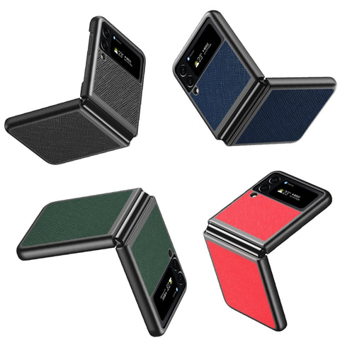 Cross Texture All Inclusive Shockproof Protective Phone Case, For Samsung Galaxy Z Flip4