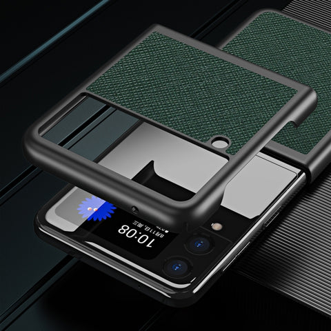 Cross Texture All Inclusive Shockproof Protective Phone Case, For Samsung Galaxy Z Flip4