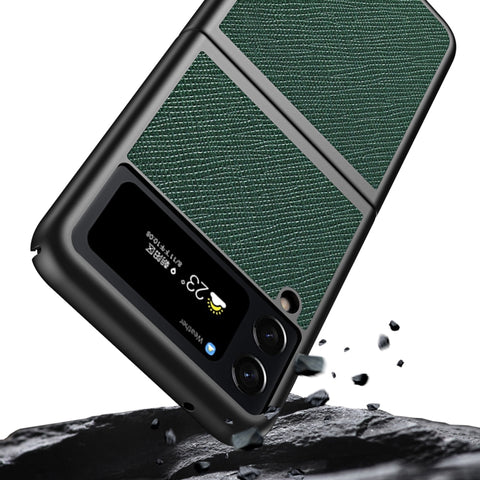Cross Texture All Inclusive Shockproof Protective Phone Case, For Samsung Galaxy Z Flip4