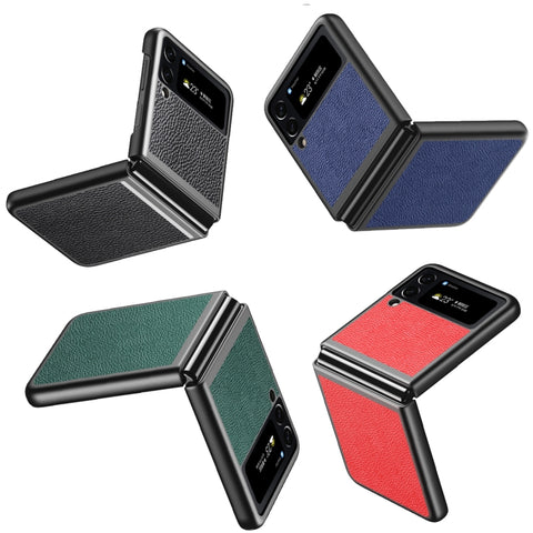 Litchi Texture All Inclusive Shockproof Protective Phone Case, For Samsung Galaxy Z Flip4