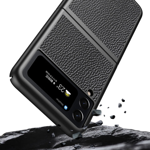 Litchi Texture All Inclusive Shockproof Protective Phone Case, For Samsung Galaxy Z Flip4