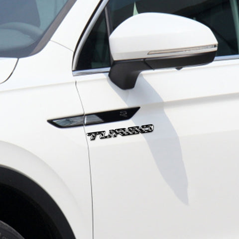 Car Carbon Fiber Body Random Decorative Stickers