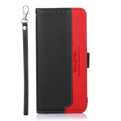 KHAZNEH Litchi Texture Leather RFID Phone Case, For Samsung Galaxy M13 4G Global Version