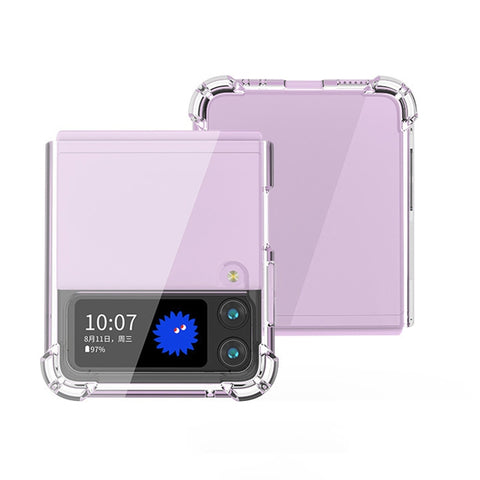 PC + TPU Transparent Protective Phone Case, For Samsung Galaxy Z Flip4, For Samsung Galaxy Z Fold4
