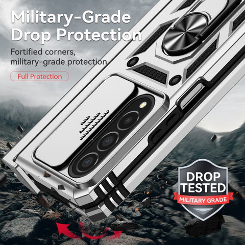 Sliding Camshield Holder Phone Case, For Samsung Galaxy Z Fold4