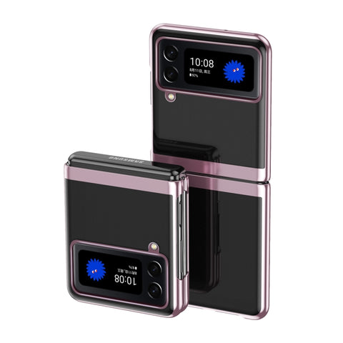 Electroplating Transparent Shockproof Phone Case, For Samsung Galaxy Z Fold4, For Samsung Galaxy Z Flip4