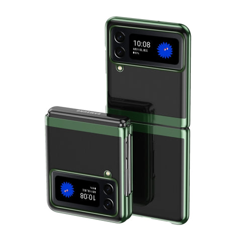 Electroplating Transparent Shockproof Phone Case, For Samsung Galaxy Z Fold4, For Samsung Galaxy Z Flip4