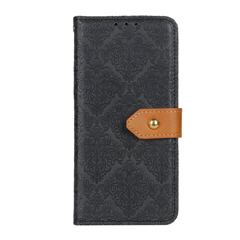European Floral Embossed Leather Phone Case, For Samsung Galaxy M13 4G