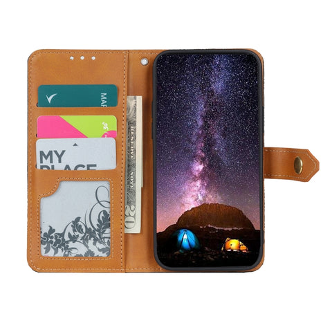 European Floral Embossed Leather Phone Case, For Samsung Galaxy M13 4G