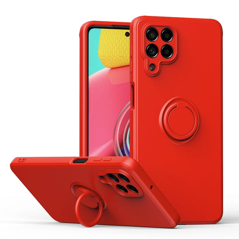 Ring Kickstand Silicone Phone Case, For Honor X8, For Samsung Galaxy M53 5G, For Samsung Galaxy Note20 Ultra, For Xiaomi Poco F4 GT