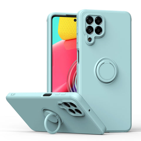 Ring Kickstand Silicone Phone Case, For Honor X8, For Samsung Galaxy M53 5G, For Samsung Galaxy Note20 Ultra, For Xiaomi Poco F4 GT