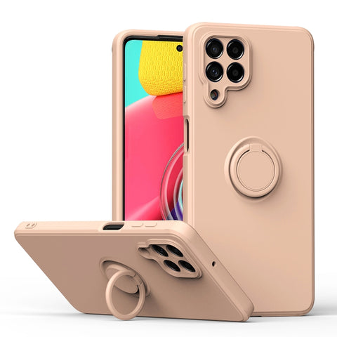 Ring Kickstand Silicone Phone Case, For Honor X8, For Samsung Galaxy M53 5G, For Samsung Galaxy Note20 Ultra, For Xiaomi Poco F4 GT