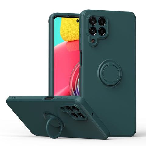 Ring Kickstand Silicone Phone Case, For Honor X8, For Samsung Galaxy M53 5G, For Samsung Galaxy Note20 Ultra, For Xiaomi Poco F4 GT