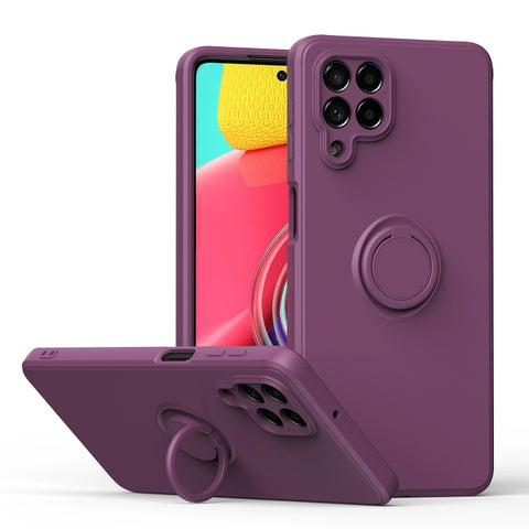 Ring Kickstand Silicone Phone Case, For Honor X8, For Samsung Galaxy M53 5G, For Samsung Galaxy Note20 Ultra, For Xiaomi Poco F4 GT