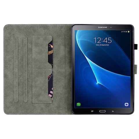 Tiger Pattern Flip Leather Tablet Case, For Samsung Galaxy Tab A 10.1 2016/T580/T585