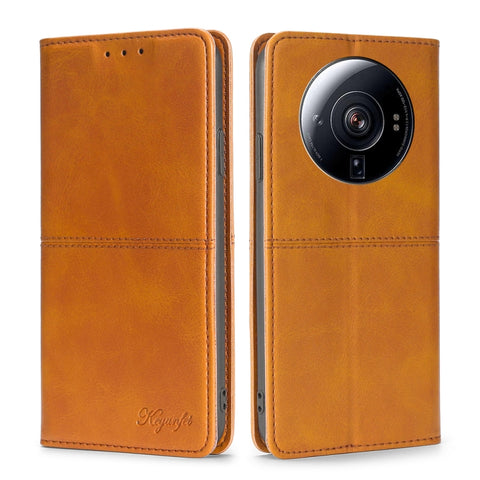 Cow Texture Magnetic Horizontal Flip Leather Phone Case, For Xiaomi 12S Ultra