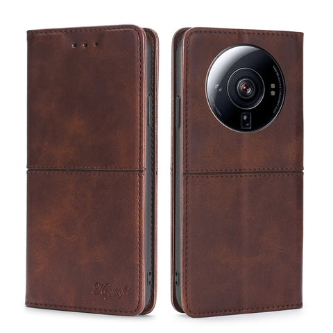 Cow Texture Magnetic Horizontal Flip Leather Phone Case, For Xiaomi 12S Ultra